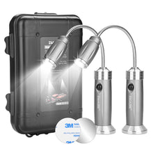 Load image into Gallery viewer, 2pack BBQ Grill Light Portable Camping LED Flashlight Goose Neck Outdoor Lamp