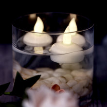Load image into Gallery viewer, IMAGE 12 Pcs Warm White Floating Candles Flameless LED Tea Lights Tealight Candles