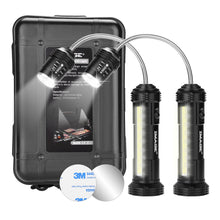 Load image into Gallery viewer, 2pack 360º BBQ Grill Lights Side LED Magnetic Base Barbecue Lamp Set Upgrated