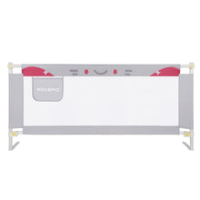 Load image into Gallery viewer, 70 Inches Bed Rail for Toddlers No Installation Fold Down Safety Baby Bed Guard Swing Down Bedrail for Convertible Crib, Grey