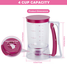 Load image into Gallery viewer, Cup Cake Batter Dispenser for Pancakes Waffles Cupcakes Other Desserts