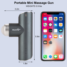 Load image into Gallery viewer, Portable Massage Gun Deep Tissue, Percussion Muscle Massager for Pain Relief, Handheld Electric Body Muscle Massager, Neck Back Relaxation Electric Drill Massager Brushless Motor with 4 Heads&3 Modes