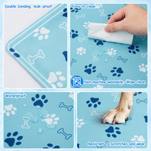 Load image into Gallery viewer, Ownpets Pet Cooling Mat for Dogs & Cats, Water-Filled Leak-proof Ice Pad, Durable Oxford Fabric, Indoor-Outdoor Use, Lake Blue, Size XXL