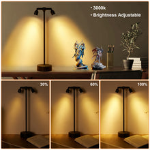 Load image into Gallery viewer, IMAGE Rechargeable Cordless Spotlight for Plants Pictures Artwork Jewelry Showcase Model Display Shelves Cabinet Table Lamp for Home Dinner Bar, Warm White
