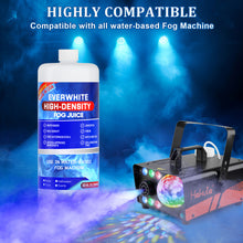 Load image into Gallery viewer, Hakuta High-Density Fog Machine Fluid,32oz High Output Long-Lasting Fog Juice Produces White-Out Conditions for 400-1500 Watt Water-Based Fog Machines Ideal for Indoor and Outdoor Venues Made in USA