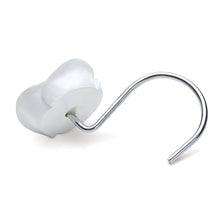 Load image into Gallery viewer, 12PCS Fashion Decorative Home Rose Shower Curtain Hooks For Interior Decoration White