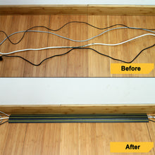 Load image into Gallery viewer, 10 Ft Floor Cord Protector 3 Channels Floor Cord Cover