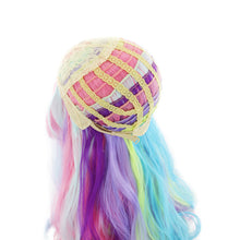 Load image into Gallery viewer, AGPtEK Full Long Curly Wavy Rainbow Hair Wig Heat Resistant for Music Festival, Theme Parties, Wedding, Concerts, Dating, Cosplay