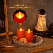 Load image into Gallery viewer, IMAGE 12 Pcs Votive Candles Battery Operated 3D Wick Ivory LED Candles, Flameless Votive Candles with Timer