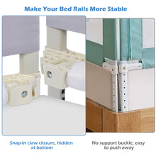Load image into Gallery viewer, 70 Inches Bed Rail for Toddlers No Installation Fold Down Safety Baby Bed Guard Swing Down Bedrail for Convertible Crib, Grey
