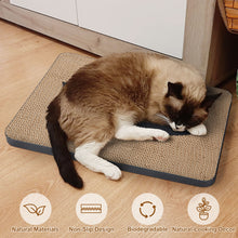 Load image into Gallery viewer, Ownpets Wall-Mounted Cat Scratcher – Vertical Cat Scratch Pad, Cute Furniture Protector for Wall, Glass, Wood & Tile, Yellow