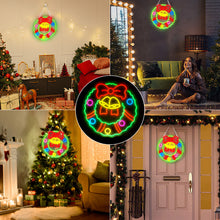 Load image into Gallery viewer, Christmas Wreath LED Neon Sign—Festive Decoration, 5 Brightness Levels, USB Powered, Energy Efficient, Ideal for Living Room, Bedroom, Christmas Party Decor