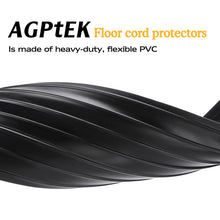 Load image into Gallery viewer, 6.5 Ft Floor Cord Protector 3 Channels Floor Cord Cover