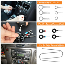 Load image into Gallery viewer, Fixm 141 Pieces Trim Removal Tool, Auto Clip Pliers Push Pin Plastic Pry Tool Kit for Car Panel/Door/Audio/Radio, Fastener Terminal Remover Set with Tool Roll Bag
