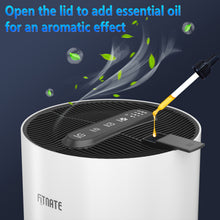 Load image into Gallery viewer, Air Purifier with True HEPA Filter, Air Purifiers for Large Room Up to 215 Sq. Ft and Filters 99.9% of Allergens, Pet Dander, Dust, 20dB Quiet Air Cleaner for Bedroom