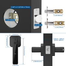 Load image into Gallery viewer, FITNATE Smart Fingerprint Door Lock – Keyless Entry Lever with APP, IC Card, Code, Key & Biometric Unlock for Bedroom, Home, Hotel, Office, Apartment