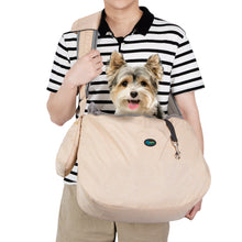 Load image into Gallery viewer, Ownpets Beige Pet Sling Carrier with Adjustable Strap and Pocket Shoulder Pad Fits 15 to 20lbs Extra-Large Dog/Cat