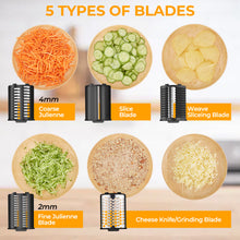 Load image into Gallery viewer, Efficient Electric Grater - Multifunctional Slicer & Shredder for Cheese, Vegetables, and Fruits