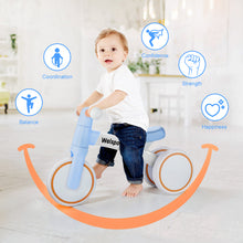 Load image into Gallery viewer, WELSPO Baby Balance Bike for 1 Year Old Boy and Girl First Birthday Gifts Pedal-less 3 Wheels Mini Bike, Young Toddlers Infant Walker for 12-36 Months (Blue)