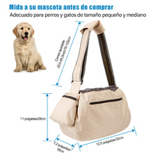 Load image into Gallery viewer, Ownpets Beige Pet Sling Carrier with Adjustable Strap and Pocket Shoulder Pad Fits 15 to 20lbs Extra-Large Dog/Cat