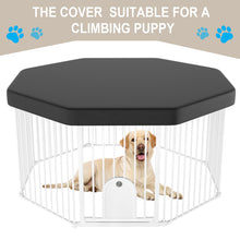 Load image into Gallery viewer, 8 Panels Metal Pet Dog Playpen 29 Inches Indoor & Outdoor Dog Fences Heavy Duty & Foldable Dog Playpen for Small, Medium and Large Dogs