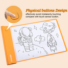 Load image into Gallery viewer, IMAGE Light Up Tracing Pad Orange Drawing Tablet Coloring Board for Kids Children Toy Gift