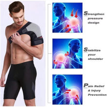 Load image into Gallery viewer, Shoulder Support Adjustable Shoulder Wrap Belt Band Gym Sport Brace for Right Shoulder