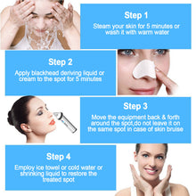 Load image into Gallery viewer, Household Electric Blackhead Dirt Removal Machine, Household Vacuum Suction Wrinkle Removal Skin Tightening Massager with 4 Suction Heads