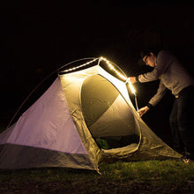 Load image into Gallery viewer, Solar Panel Powered 75.5FT Warm White Rope String Fairy Lights Wedding Outdoor