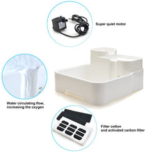 Load image into Gallery viewer, Ownpets Pet Fountain Auto Pet Feeder Water Dispenser with Water Filter