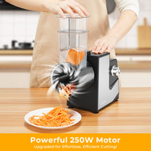 Load image into Gallery viewer, Efficient Electric Grater - Multifunctional Slicer & Shredder for Cheese, Vegetables, and Fruits