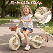 Load image into Gallery viewer, WELSPO 5-in-1 Toddler Tricycle with Push Handle, Kids Balance Bike, Baby Balance Bike 2 Year Old, with Removable Pedals, Training Wheels, for Boys & Girls Ages 2 3 4 5