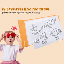 Load image into Gallery viewer, IMAGE Light Up Tracing Pad Orange Drawing Tablet Coloring Board for Kids Children Toy Gift