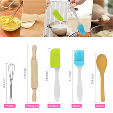 Load image into Gallery viewer, 26 Piece Kids Silicone Toy Baking Set