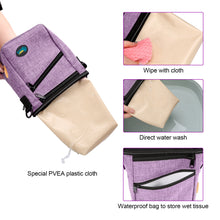 Load image into Gallery viewer, Ownpets Dog Training Pouch Pet Treat Training Pouch with Collapsible Bowl, Shoulder Strap & Waist Strap, Walking Fanny Pack for Dog Training Purple