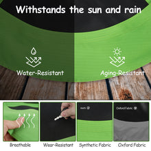 Load image into Gallery viewer, 40" Flying Saucer Tree Swing Chair Kids Round Hanging Rope Seat Yard Toys Green