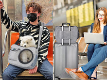 Load image into Gallery viewer, Pet Sling Carrier Airline Carrier Travel Bag, Fit 10~15lb Cats&Dogs, Comfortable, Adjustable, Perfect for Airline, Travelling, Daily Walk, Outdoor Activity and Weekend Adventure