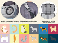 Load image into Gallery viewer, Pet Sling Carrier Airline Carrier Travel Bag, Fit 10~15lb Cats&Dogs, Comfortable, Adjustable, Perfect for Airline, Travelling, Daily Walk, Outdoor Activity and Weekend Adventure