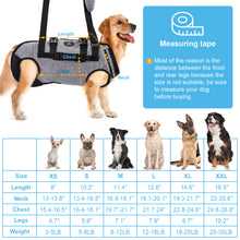 Load image into Gallery viewer, Pet Lift Harness Legs Support & Rehabilitation Dog Carry Sling Hanging Hammock, Adjustable Vest for Old, Disabled Dogs with Joint Injuries, Arthritis, Loss of Stability, XXL