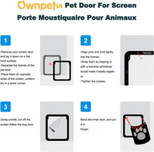 Load image into Gallery viewer, Flap for Large Dog Screen Door,Only Flap Replacement and Screws,Flap Size 14x12 inch
