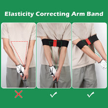 Load image into Gallery viewer, WELSPO Retractable Golf Swing Trainer Aid with Arm Band, Rhythm Click Sound, Warm-Up and Grip Trainer, for Indoor and Outdoor Practice, Left-Handed Golf Club for Improve Chipping and Hitting Strength
