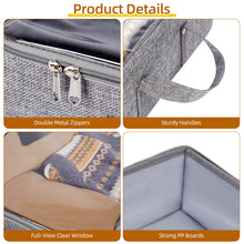 Load image into Gallery viewer, Viayck 2-Pack Under Bed Storage Containers 32L, 4.3 Inches Tall Low Profile Underbed Clothes Storage Organizer Bin with Sturdy Sidewalls/Bottom, Underbed Storage Bins 2 Storage Thin Bins