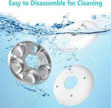 Load image into Gallery viewer, Ownpets Automatic Cat Feeder for Wet Food, with Stainless Steel Tray and 2 Ice Packs, 6 Meals Rechargeable Cat Food Dispenser for Cats Small Dogs