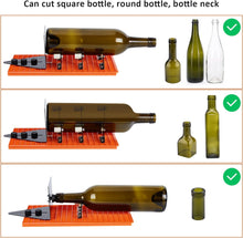 Load image into Gallery viewer, Glass Bottle Cutter Kit, FIXM DIY Glass Cutter for Bottles with Grid baseboard and Adjustable Baffle Design, Complete Set of Bottle Cutter & Glass Cutter for Square and Round Bottle