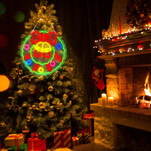 Load image into Gallery viewer, Christmas Wreath LED Neon Sign—Festive Decoration, 5 Brightness Levels, USB Powered, Energy Efficient, Ideal for Living Room, Bedroom, Christmas Party Decor
