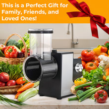 Load image into Gallery viewer, Efficient Electric Grater - Multifunctional Slicer & Shredder for Cheese, Vegetables, and Fruits