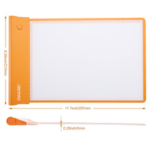 Load image into Gallery viewer, IMAGE Light Up Tracing Pad Orange Drawing Tablet Coloring Board for Kids Children Toy Gift