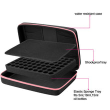 Load image into Gallery viewer, Essential Oils Storage 70 Bottles with Case Pink