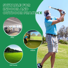 Load image into Gallery viewer, WELSPO Retractable Golf Swing Trainer Aid with Arm Band, Rhythm Click Sound, Warm-Up and Grip Trainer, for Indoor and Outdoor Practice, Left-Handed Golf Club for Improve Chipping and Hitting Strength