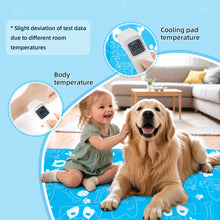 Load image into Gallery viewer, Ownpets Pet Cooling Mat for Dogs & Cats, Water-Filled Leak-proof Ice Pad, Durable Oxford Fabric, Indoor-Outdoor Use, No Electricity Needed, Sky Blue, Size XL